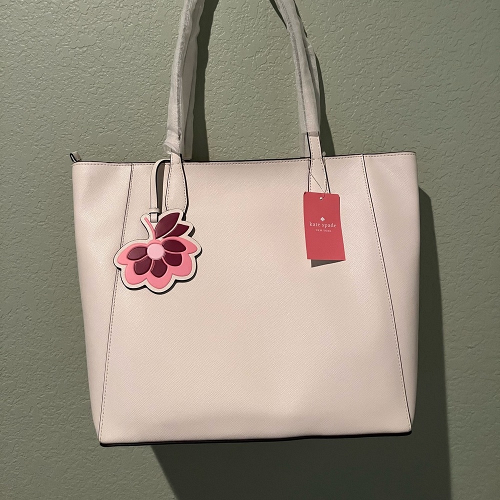 Kate Spade White Tote Bag